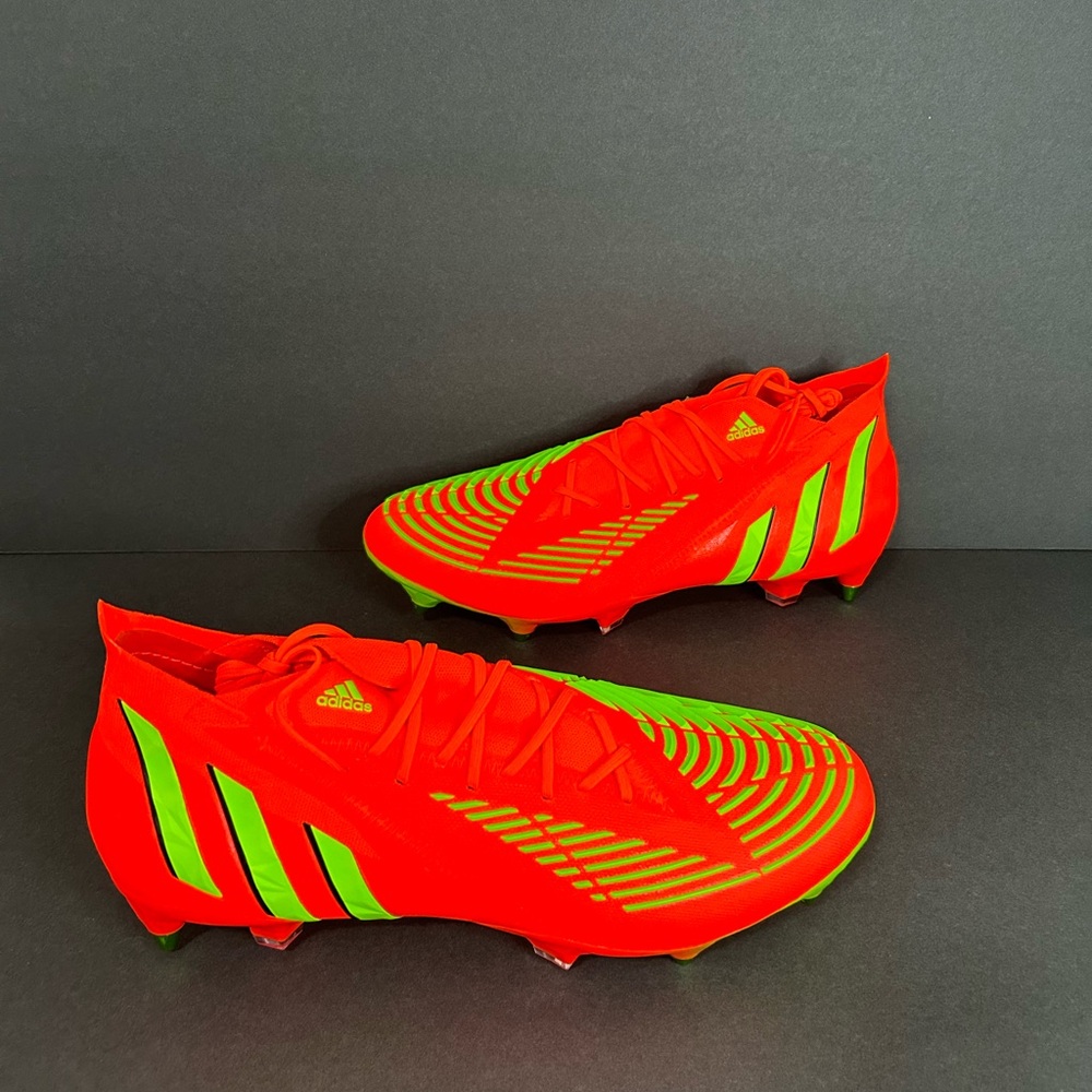 Adidas Predator Edge.1 SG Soft Ground Soccer Cleats Orange Size 12 GW1016